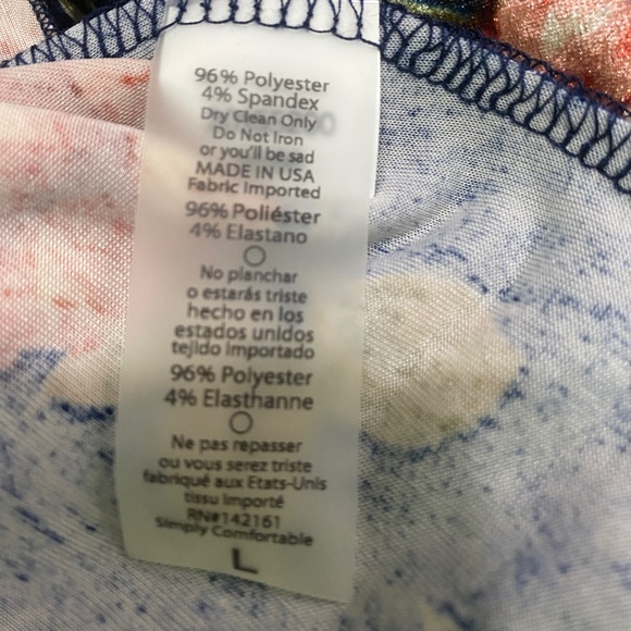 LulaRoe Cici Dress - (L) - Picture 5 of 6